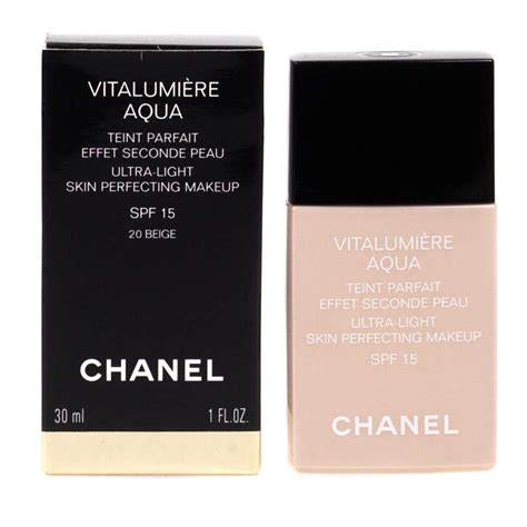 chanel vitalumiere aqua|chanel vitalumiere aqua 20 beige.